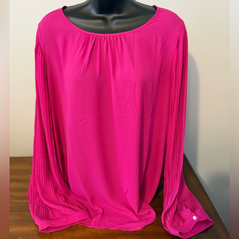 J. Crew Factory Pleated-sleeve Top Size 2X